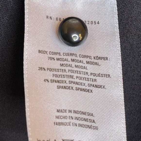 Anthropologie Charcoal Keyhole Ruffle Hem Dress, S Petite - Picture 8 of 9